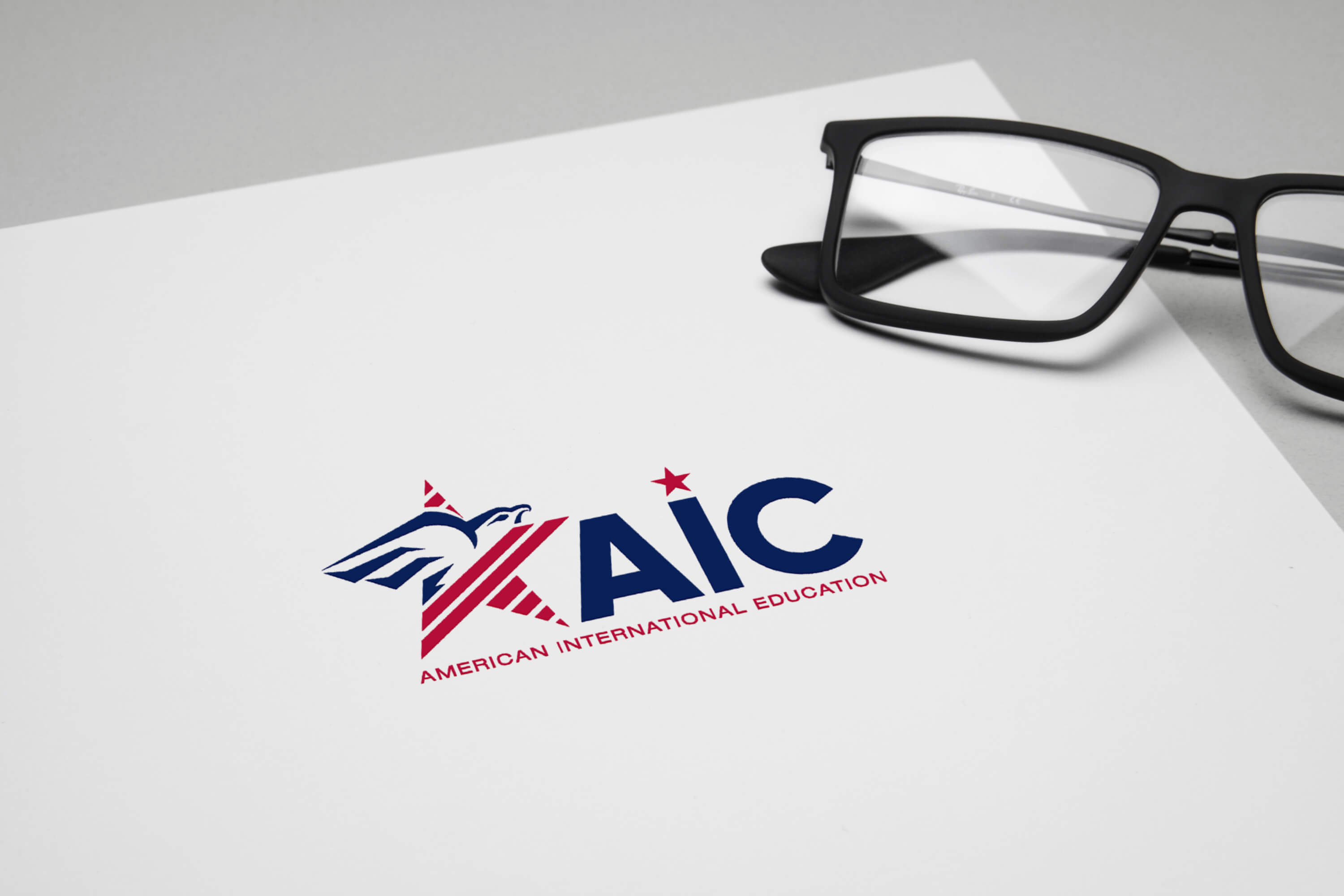 Thiết kế logo giáo dục AIC tại TP HCM