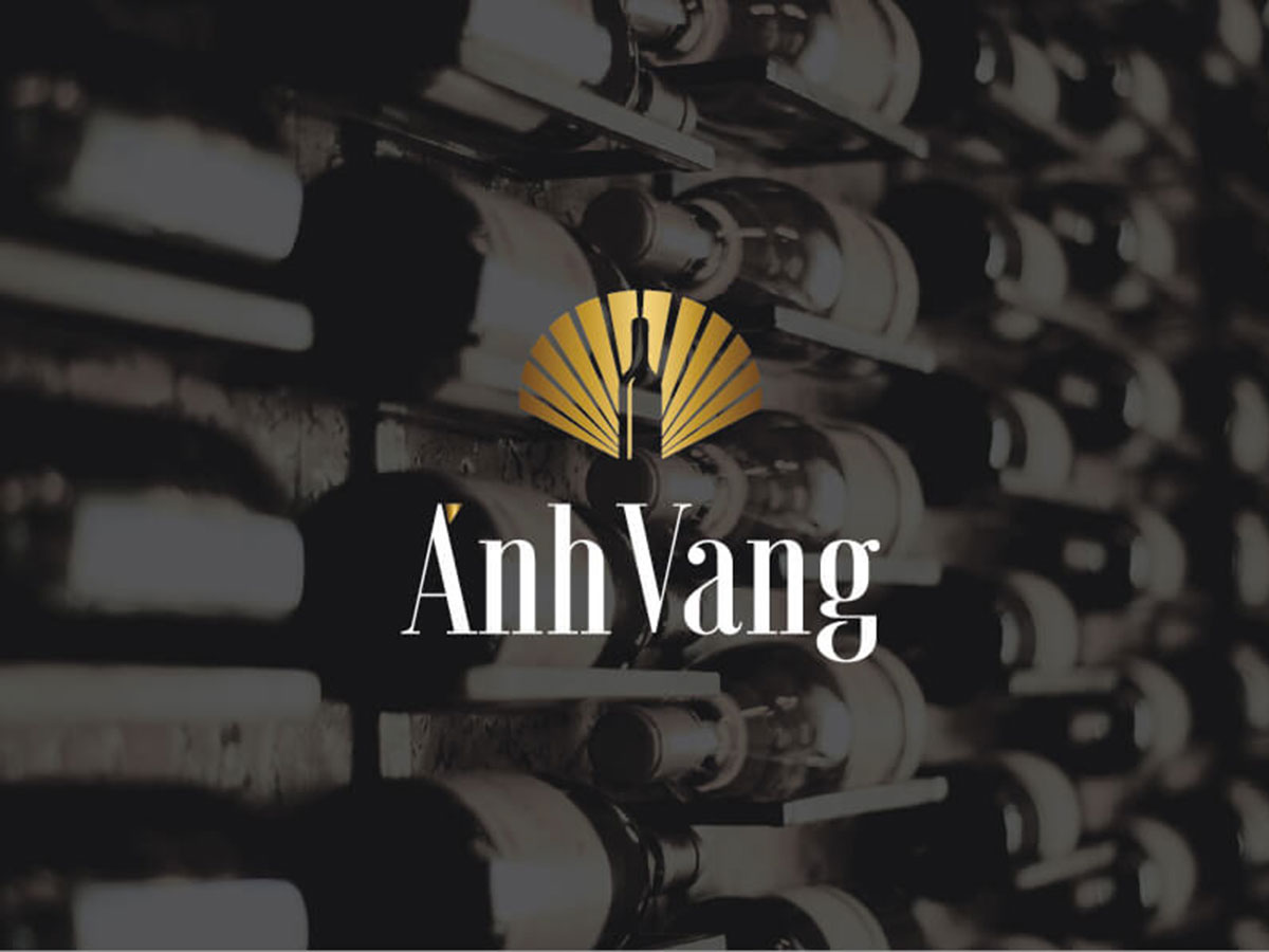 Thiết kế logo rượu nhập khẩu Ánh Vang tại Hà Nội