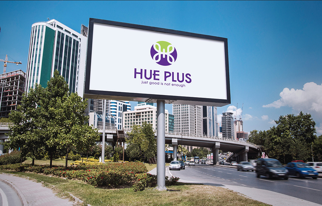 Thiết kế logo và hệ thống nhận diện thương hiệu nhà hàng Hue Plus tại TP HCM