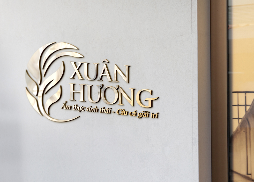 Thiết kế logo và hệ thống nhận diện nhà hàng sinh thái Xuân Hương tại TP HCM