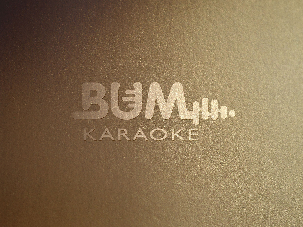 Thiết kế logo và nhận diện Bum Karaoke tại Bến Tre