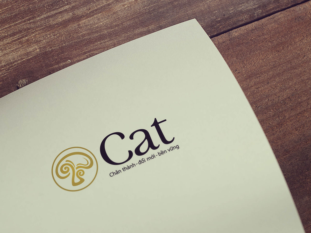 Thiết kế logo thực phẩm chức năng Cat tại Hà Nội