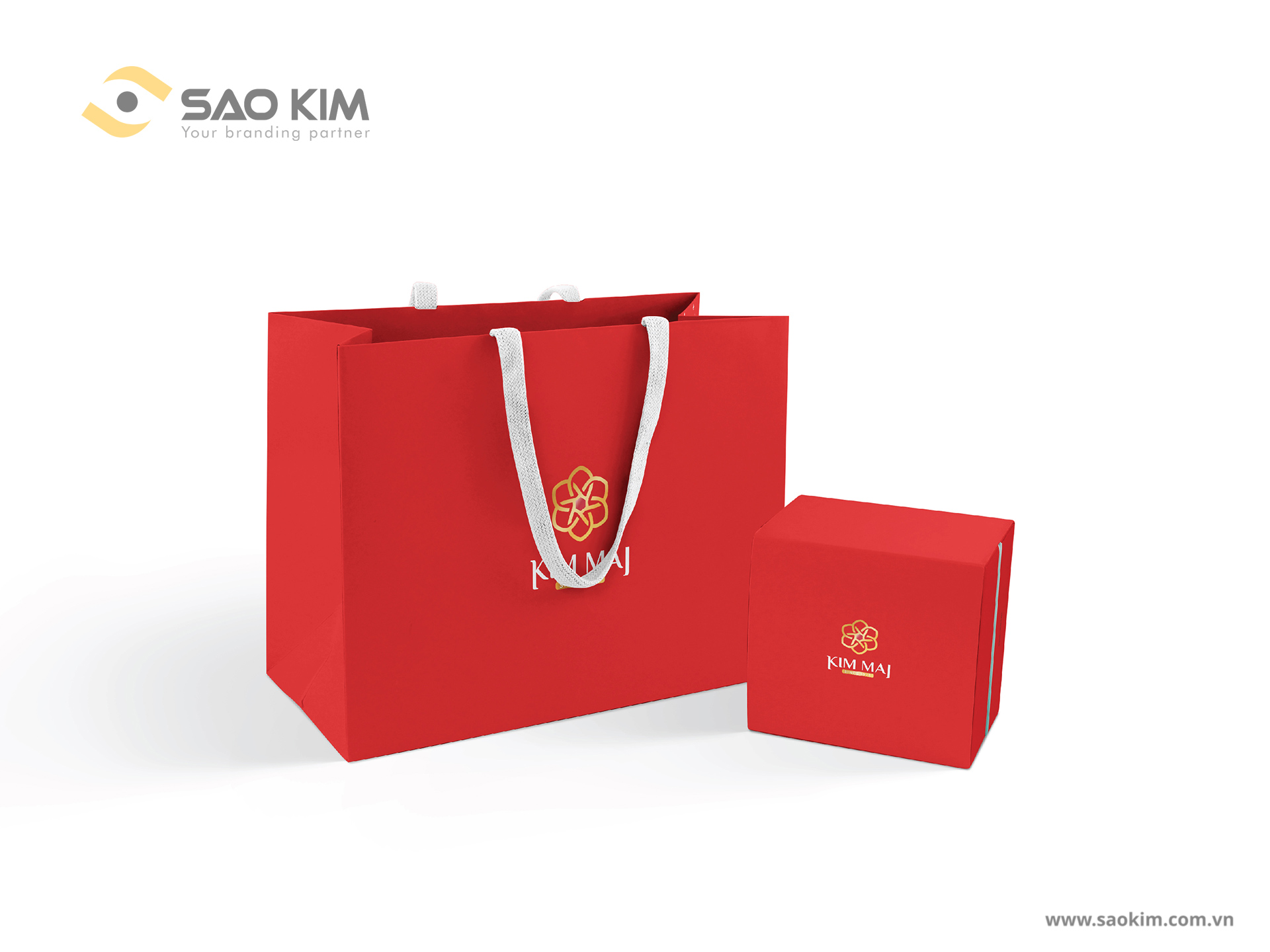 Thiết kế logo và biển bảng thương hiệu trang sức nữ cho doanh nghiệp Kim Mai tại An Giang