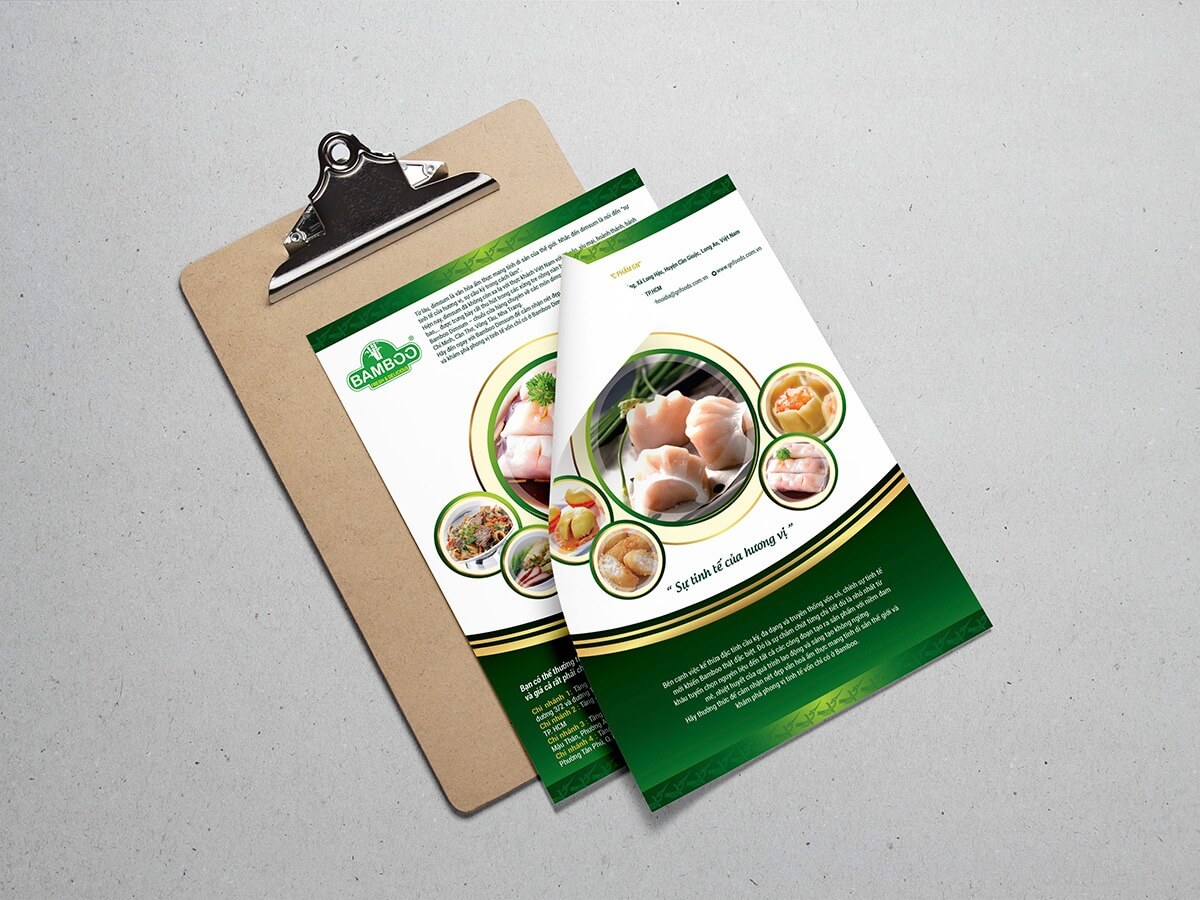 Thiết kế hệ thống nhận diện thương hiệu và bao bì thực phẩm Bamboo tại Bà Rịa Vũng Tàu, Long An, TP HCM
