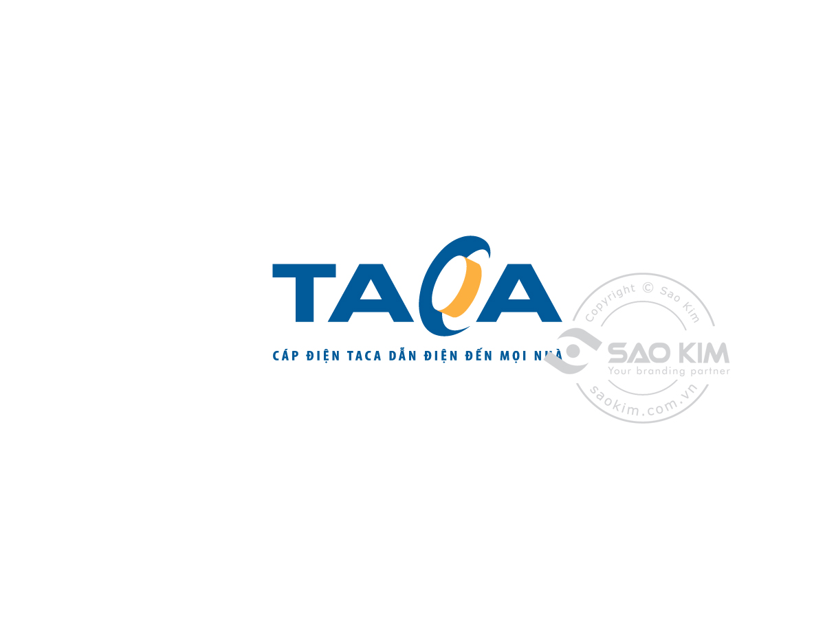Thiết kế logo dây cáp điện Taca tại Long An