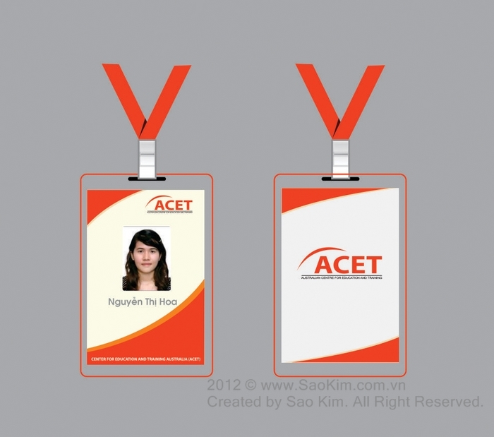 Thiết kế logo và nhận diện thương hiệu trung tâm anh ngữ ACET tại Hà Nội