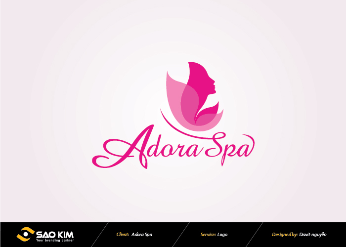 Thiết kế logo Adora spa tại Hà Nội, TP HCM, Yên Bái