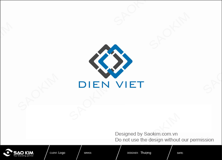 Thiết kế logo cho công ty bất động sản Điền Việt tại Bà Rịa Vũng Tàu