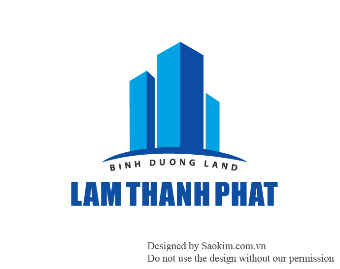 Thiết kế logo cho công ty bất động sản Lâm Thành Phát tại TP HCM