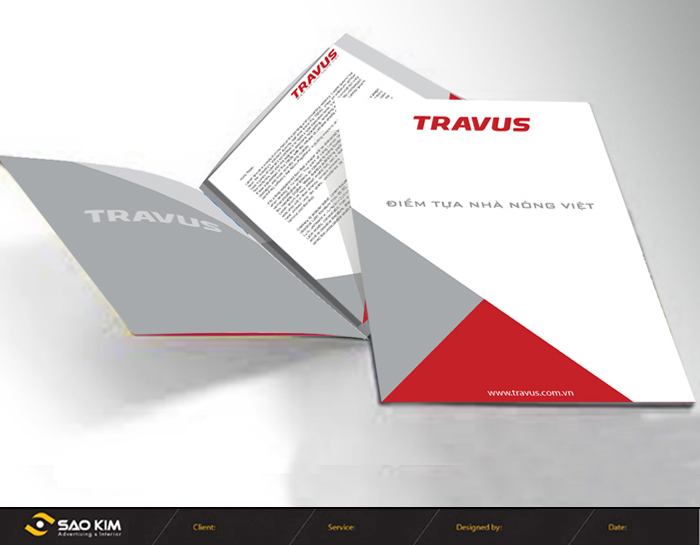 Thiết kế hệ thống nhận diện thương hiệu công ty cổ phần Trần Vương - Travus tại TP HCM