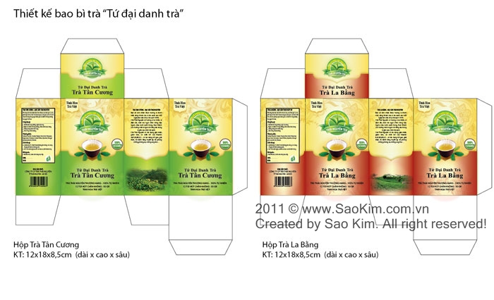 Thiết kế thương hiệu cho sản phẩm Chè Thái Nguyên tại Thái Nguyên
