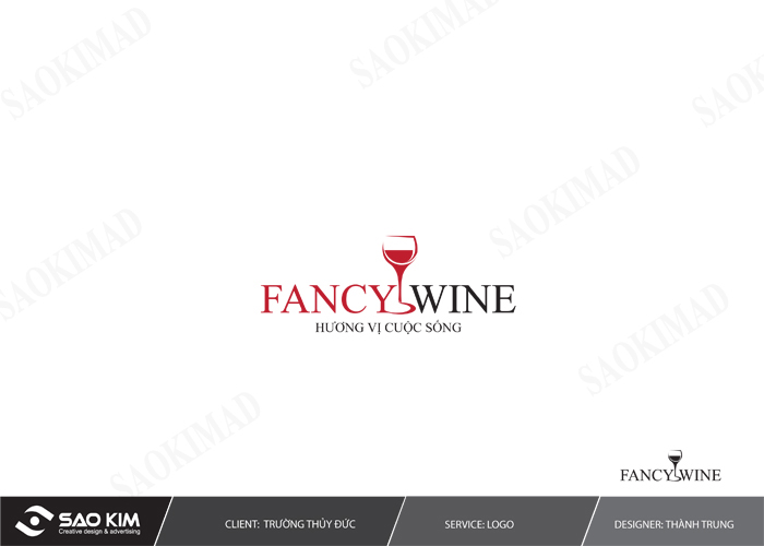 Thiết kế nhận diện thương hiệu cho Fancy Wine tại Hà Nội