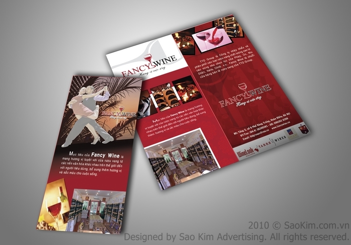 Thiết kế nhận diện thương hiệu cho Fancy Wine tại Hà Nội