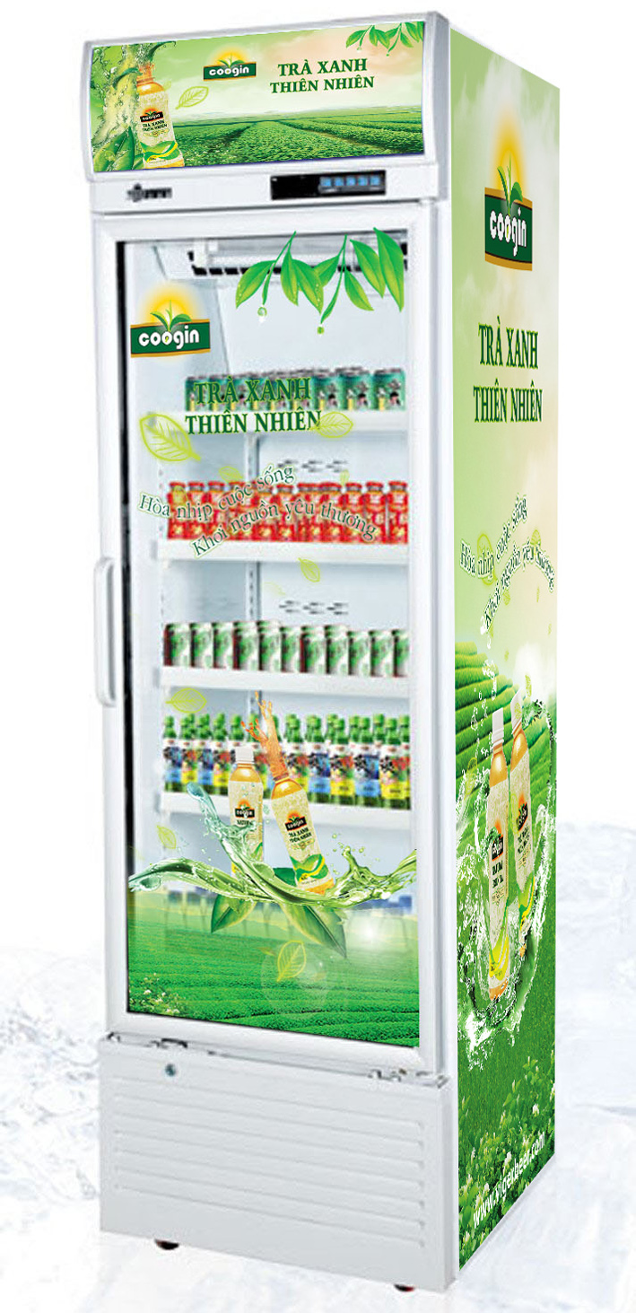 Thiết kế thương hiệu cho trà xanh đóng chai tại Phú Thọ