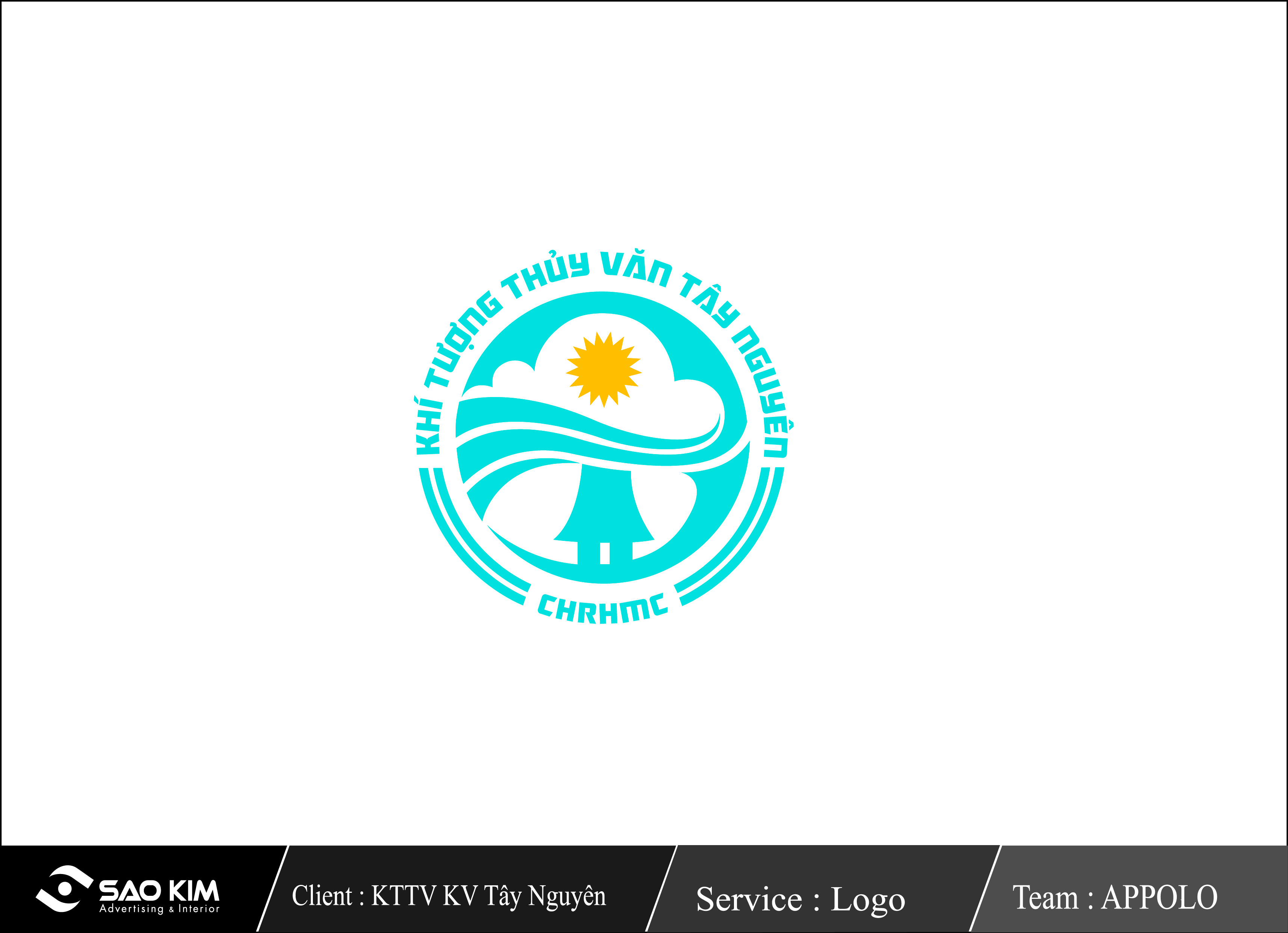 Thiết kế logo cho đài khí tượng thủy văn khu vực Tây Nguyên tại Đắk Lắk, Lâm Đồng
