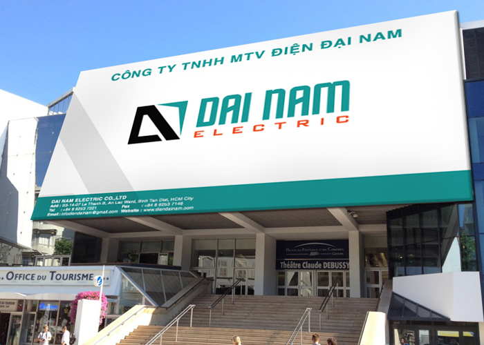 Thiết kế nhận diện thương hiệu công ty Điện Đại Nam tại TP HCM