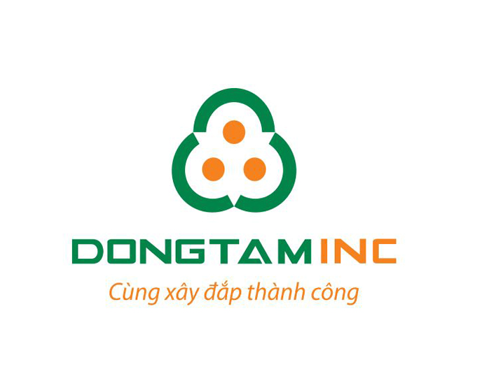 Thiết kế logo và hệ thống nhận diện thương hiệu vật liệu xây dựng Dong Tam tại Hà Nội