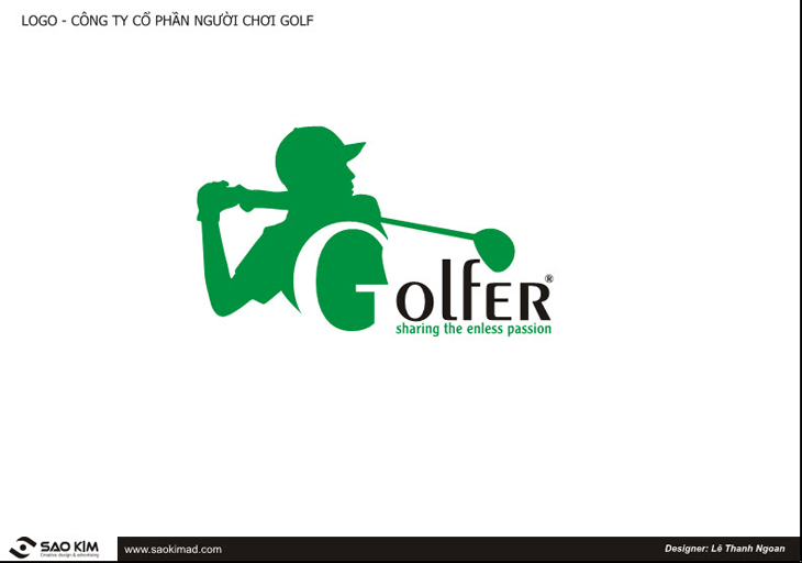 Thiết kế nhận diện thương hiệu cho Golfer tại Hà Nội