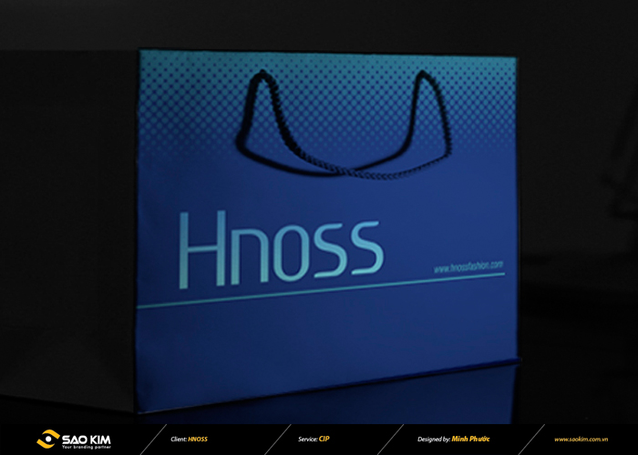 Tái thiết kế nhận diện thương hiệu thời trang HNOSS tại Hà Nội, TP HCM