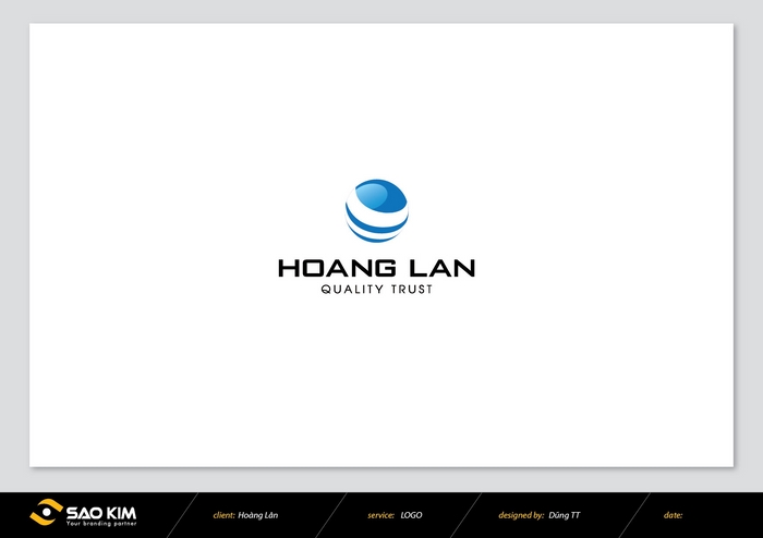 Thiết kế logo doanh nghiệp bán lẻ Hoàng Lân tại An Giang
