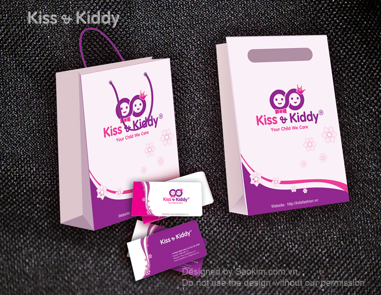 Thiết kế logo nhận diện thương hiệu chuỗi cửa hàng trẻ em Kid & Kiddy tại Hà Nội