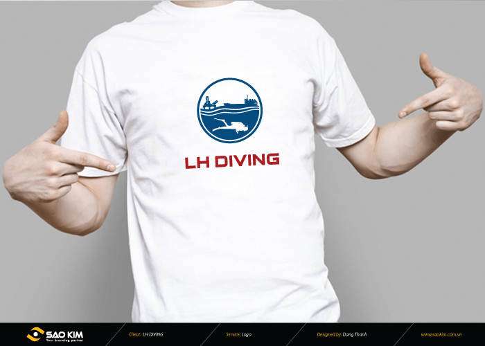 Thiết kế thương hiệu công ty Dịch vụ Lặn Lam Hồng tại Bà Rịa Vũng Tàu