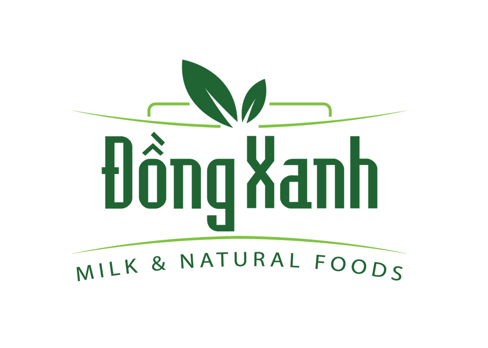 Thiết kế logo và bộ nhận diện thương hiệu chuỗi cửa hàng đồ uống và thực phẩm dinh dưỡng Đồng Xanh tại TP HCM