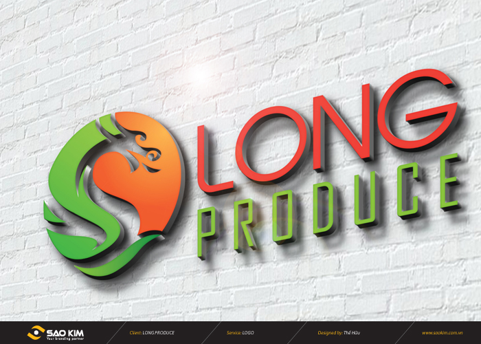 Thiết kế logo cho công ty Long Produce.Inc tại Hà Nội