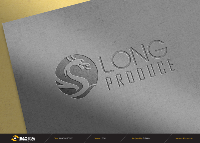 Thiết kế logo cho công ty Long Produce.Inc tại Hà Nội