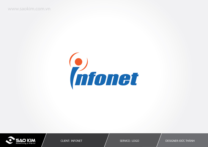 Thiết kế thương hiệu công ty công nghệ mạng INFONET tại Hà Nội