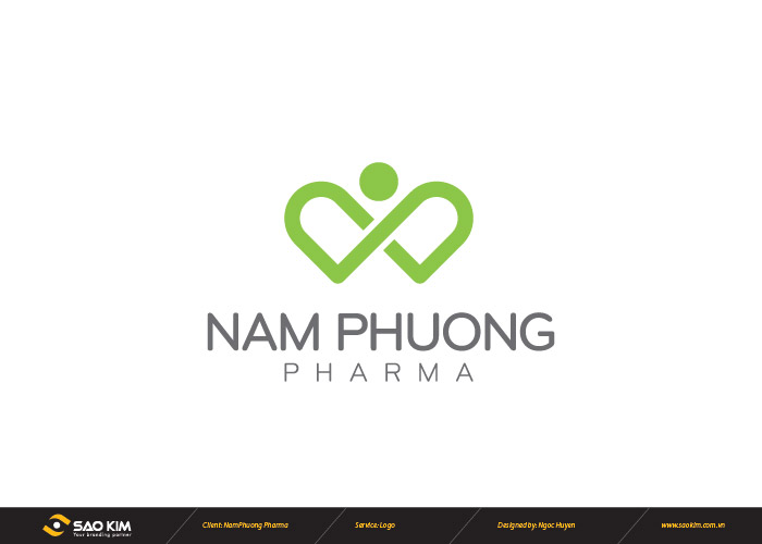 Thiết kế logo công ty mỹ phẩm Nam Phương tại Hà Nội