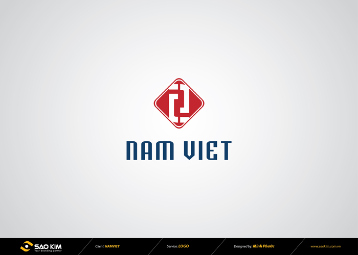 Thiết kế logo công ty sản xuất vải JEAN Nam Việt tại TP HCM