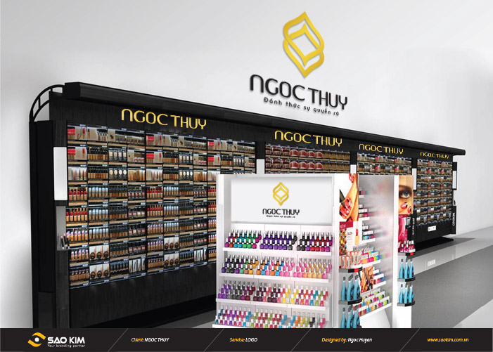 Thiết kế hệ thống nhận diện thương hiệu Ngọc Thuỷ nail tại TP HCM