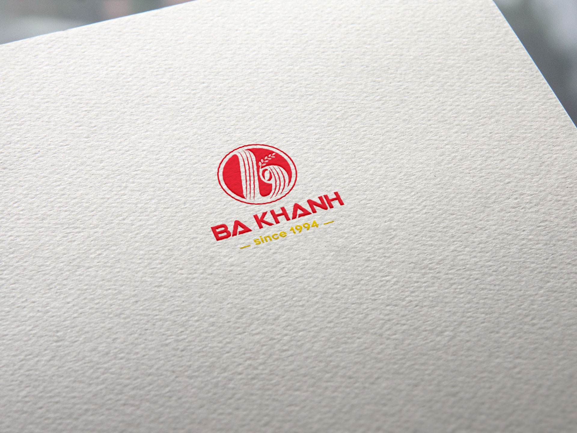Thiết kế logo thương hiệu Cơ sở sản xuất Ba Khánh tại TP HCM