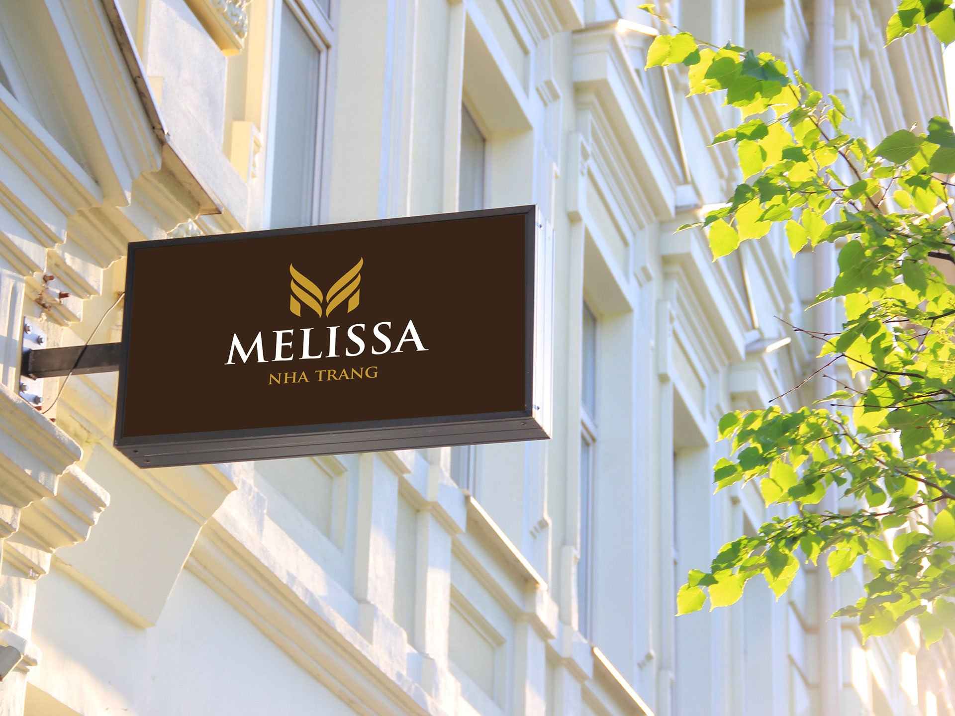 Thiết kế Logo và Bộ nhận diện thương hiệu khách sạn 3 sao Melissa tại Hà Nội