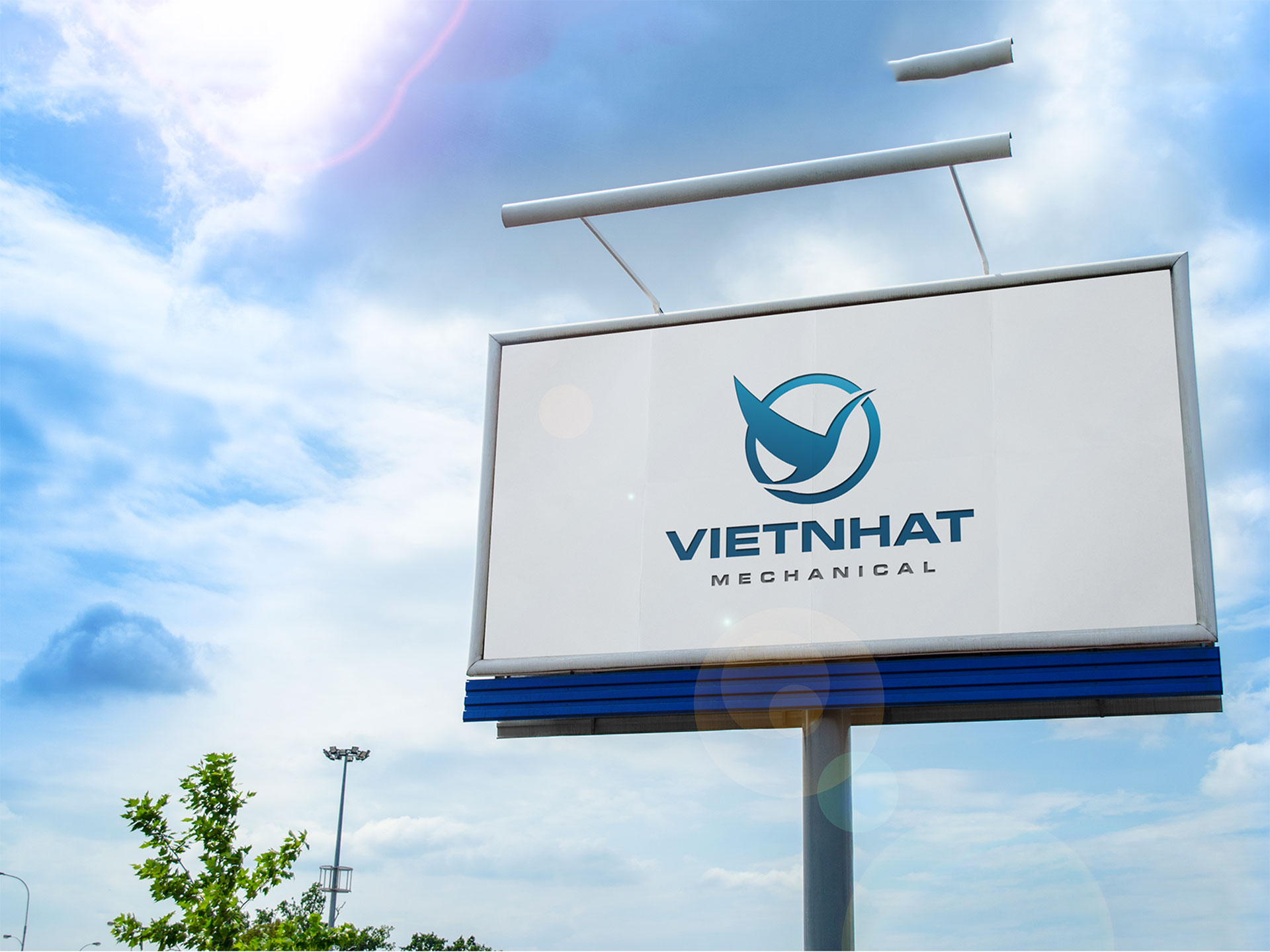 Thiết kế logo thương hiệu Công ty Cơ khí Xây dựng Việt Nhật tại Hà Nội