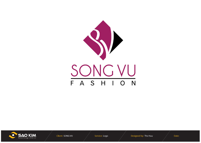 Thiết kế thương hiệu Công ty thời trang Song Vũ tại TP HCM