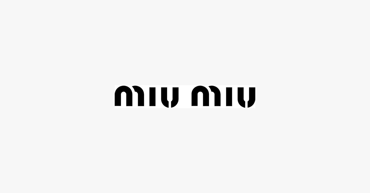 Mẫu thiết kế logo thương hiệu giầy nổi tiếng thế giới - 8 - Miu Miu