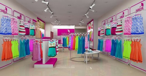 Thiết kế showroom thời trang Salla