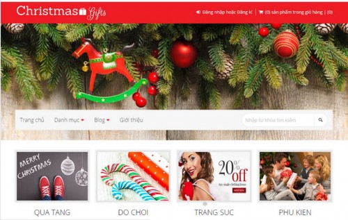 trang trí website