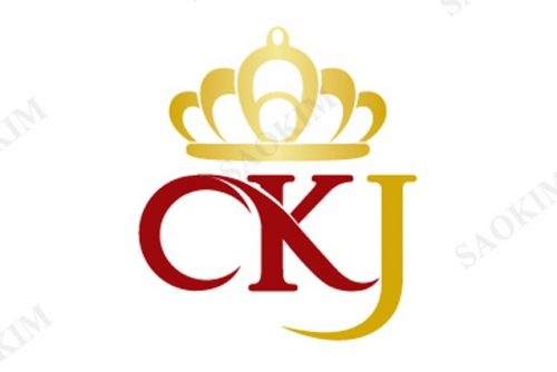 Logo thương hiệu vàng bạc đá quý CKJ do Sao Kim thiết kế