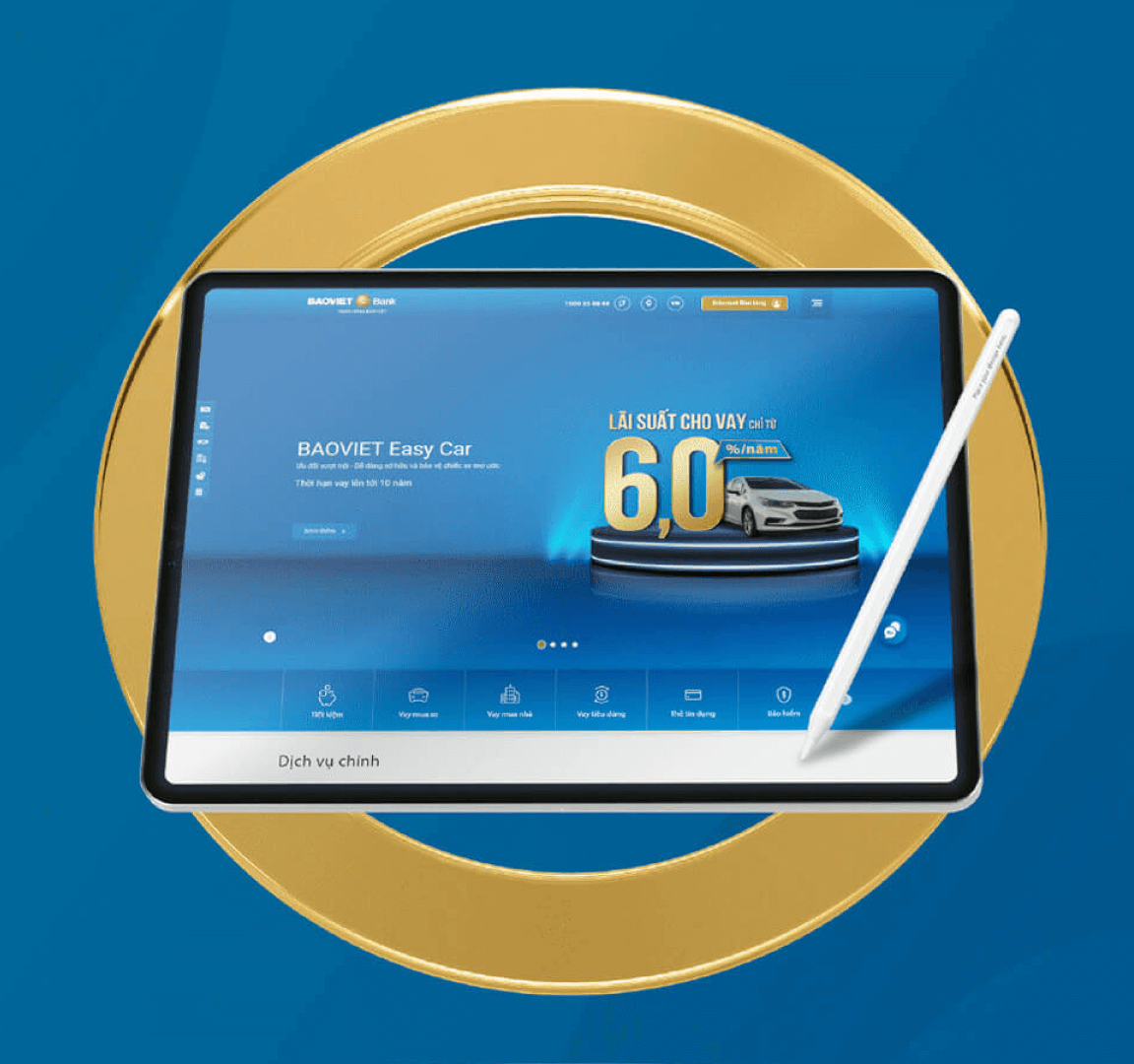 Dự án thiết kế website Bảo Việt Bank do Sao Kim thực hiện