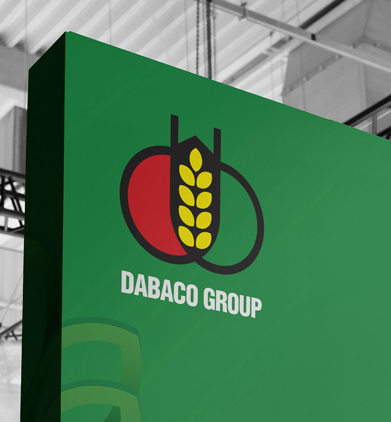 Logo Tập đoàn DABACO do Sao Kim Thiết kế