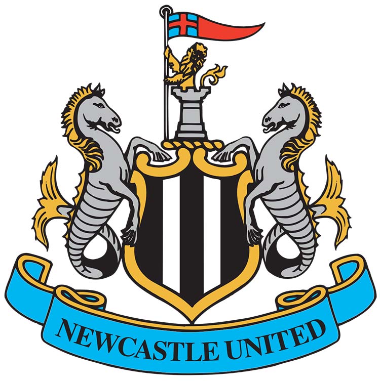 Logo của Newcastle United.