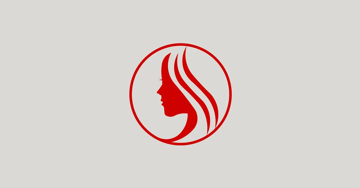 Mẫu thiết kế logo cô gái thời trang xinh đẹp - 1