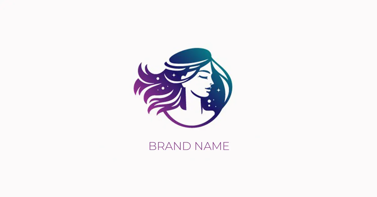 Mẫu thiết kế logo cô gái thời trang xinh đẹp - 12