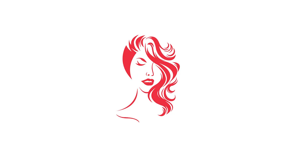 Mẫu thiết kế logo cô gái thời trang xinh đẹp - 3