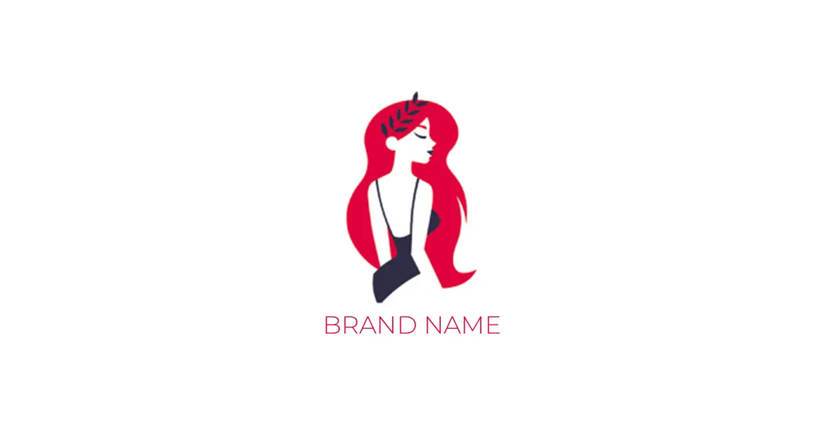 Mẫu thiết kế logo cô gái thời trang xinh đẹp - 7