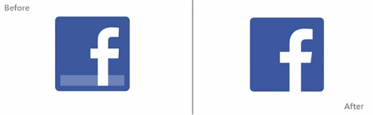 Thiết kế logo Facebook.