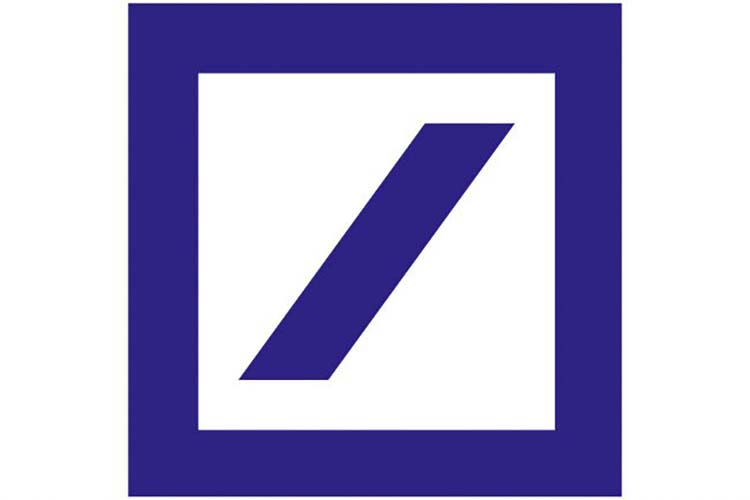 Logo ngân hàng Deutsche 1974 của Anton Stankowski.
